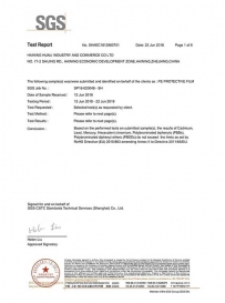 SGS檢測報(bào)告